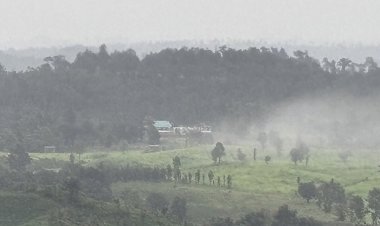 ทหารเมียนมาใช้เครื่องบิน YAK-130 ปูพรมถล่ม  KNLA ป้องกันฐานทีตาแหล่