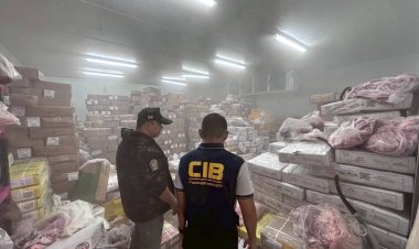 ผงะ!ตรวจยึดซากเนื้อแช่ฟอร์มราลีนลอบนำเข้าซุกห้องเย็นย่านคลองหลวง 41 ตัน