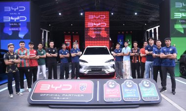 BYD หนุนฟุตบอลทีมชาติไทย-ไทยลีก ขับเคลื่อนวงการลูกหนังด้วยพลังงานแห่งอนาคต