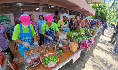 ม่วนคัก!ประกวดแข่งขันปรุงลาบยโส-ซอยจุ๊ แต่ละทีมโชว์ไม้เด็ดเรียกเสียงเฮฮาดังสนั่น