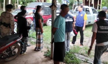 นายอำเภอไพรบึง ลุย.! จัดระเบียบสังคมบูรณาการรวบนักพนันหวังให้สิ้นซาก