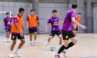 "บิ๊กทิน" ปลุกใจฟุตซอลไทย สู้เพื่อแฟนบอล เชื่อนนทบุรีแตกแน่