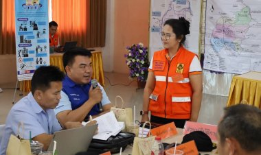 ปภ.อำนาจเจริญฝึกอบรมผู้นำท้องถิ่นเตรียมความพร้อมรับมืออุทกภัยช่วงหน้าฝน