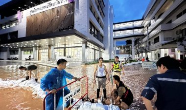 อลหม่าน!น้ำทะลักท่วม รพ.น่าน เร่งเคลื่อนย้ายผู้ป่วยไปรพ.ใกล้เคียง