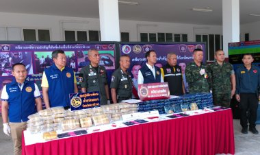 ตำรวจนราธิวาสจับแก๊งค้ายาเสพติดรายใหญ่ยึดของกลางยาบ้ากว่า 7 แสนเม็ด