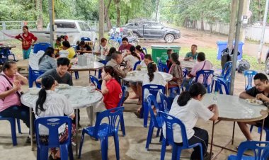 ผู้อพยพหนีการสู้รบจากสระแก้วทยอยมาพักที่ศูนย์พักพิงปราจีนบุรีเพิ่มขึ้นต่อเนื่อง