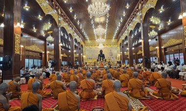 ชาวปราจีนบุรีบรรพชาอุปสมบทเฉลิมพระเกียรติในหลวง 73 พรรษา  28 กรกฎาคม