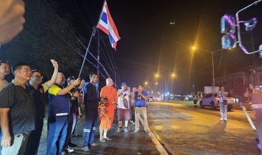 ผู้ว่าฯปราจีนบุรีปล่อยขบวนแถวธารน้ำใจสู่ชายแดนกลางดึก!