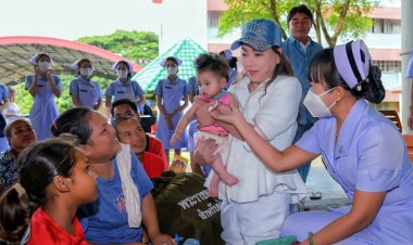 ม.กาญจนา ศรีสะเกษ ส่งทีมแพทย์ลงพื้นที่เยียวยาผู้ประสบภัยสู้รบชายแดน