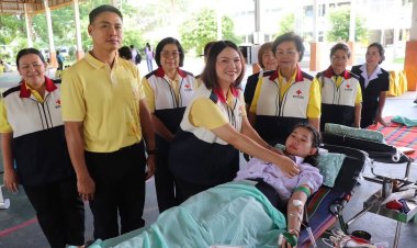 อำเภอบ้านตากออกหน่วยเคลื่อนที่รับริจาคโลหิต ดวงตา อวัยวะ