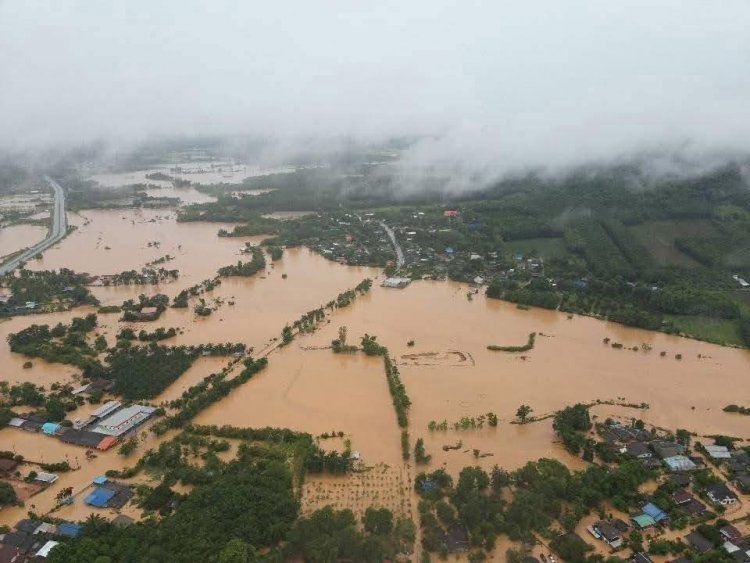 ไทยตอนบนฝนถล่ม 'แม่ฮ่องสอน-เชียงใหม่-เชียงราย-กทม.'หนักสุด 70%