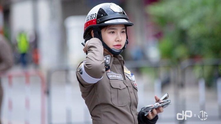 สวย น่ารัก สุดเท่ห์ "ผู้กองมายด์" นางฟ้าตำรวจจราจร สวยตรงปกไม่จกตา