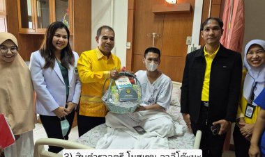 ผู้ช่วยเลขาฯ ศอ.บต. นำทีม เยียวยาผู้ได้รับบาดเจ็บจากไฟใต้ที่รพ.สุไหงปาดี