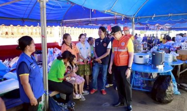 ศรีสะเกษย้ำ! ไม่ได้นิ่งนอนใจ – เร่งดูแลพี่น้องประชาชนในศูนย์พักพิงชั่วคราวอย่างใกล้ชิด