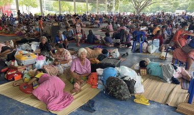 ศรีสะเกษย้ายผู้อพยพจากสถานศึกษากระจายพำนัก 4 แห่งรับเปิดภาคเรียน