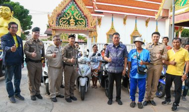 พ่อเมืองชลบุรีลุยจัดระเบียบรถสาธารณะเกาะล้านสร้างความปลอดภัยนักท่องเที่ยว
