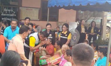 อธิบดี สถ. ลงพื้นที่ติดตามงาน อปท. ช่วยเหลือผู้อพยพชายแดนไทย-กัมพูชา