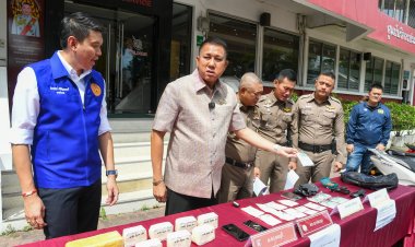 พ่อเมืองชลบุรี ปฎิบัติงานเชิงรุกจับกุมยาเสพติดตามนโยบายรัฐบาล