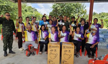 ทีมผู้บริหารและสมาชิก SY ลงพื้นที่มอบหน้ากากอนามัย