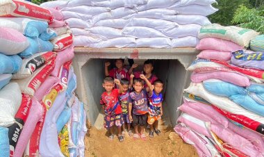 กรมสมเด็จพระเทพฯโปรดเกล้าฯมูลนิธิชัยพัฒนาสร้าง "หลุมหลบภัย"ชายแดนสุรินทร์