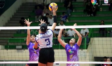 รร.กีฬานครนนท์ฯ ตบ "พาณิชยการอยุธยา"ร่วง 3-0 คว้าแชมป์สมัย 3 กีฬา7HD