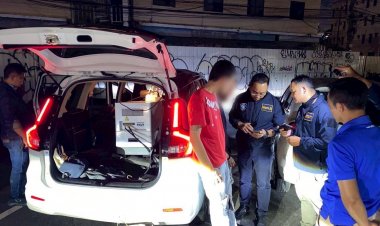 ตำรวจบุกรวบ 2 โจ๋รับจ้างจีนเทาตระเวนส่ง SMS ปลอมกลางกรุง