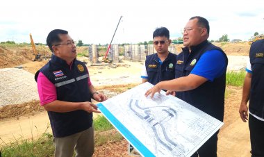 ปตร.บ้านวังจิก แม่น้ำยมพิจิตร ชลประทานฟุ้งงานคืบหน้า65%มั่นใจฤดูน้ำหลาก69เริ่มกักเก็บน้ำได้แน่