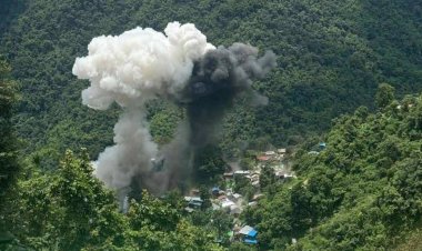 สมรภูมิรบเดือด!กองทัพเมียนมาบินทิ้งบอมบ์กะเหรี่ยงดับ 24 เจ็บอีกเพียบ