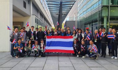 ท่านทูตพร้อมภรรยาประจำกรุงเบอร์ลินรับทัพไทยสู้ศึกกีฬาผู้เปลี่ยนอวัยวะโลก