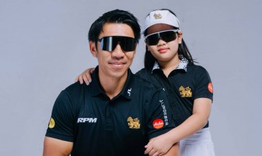 ทายาทภราดร!!!!  "น้องเฌอลีน" ชวนตีกอล์ฟสานสัมพันธ์ครอบครัว