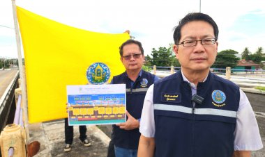 ชลประทานพิจิตรปักธงเหลืองเตือนรับมือแม่น้ำน่านเพิ่มระดับสูงขึ้นจ่อล้นตลิ่ง