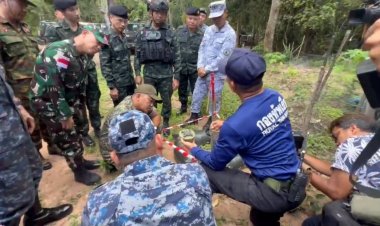 IOT 8 ชาติ ลงพื้นที่ชายแดนไทย-กัมพูชา เห็นกับตาเก็บกู้ทุ่นระเบิดใหม่บนภูมะเขือ