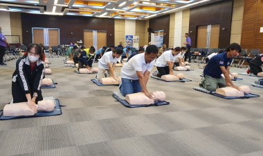 ทต.บางปู เปิดศูนย์การเรียนรู้ด้านการปฐมพยาบาลฉุกเฉินและการกู้ชีพชั้นพื้นฐาน