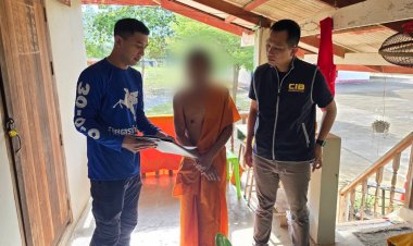 บุกรวบ "พระโอ"หนีคดีฉ้อโกงแก๊งคอลเซ็นเตอร์เหยื่อเสียหายกว่า 6 ล้านบาท