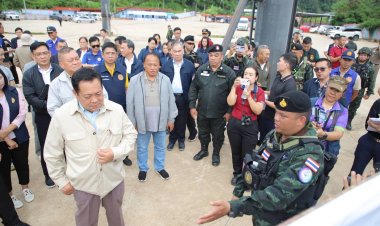 รมว.ยุติธรรม ลุยยกระดับคุมเข้มท่าเรือสินค้า สกัดสารตั้งต้น-ยาเสพติด ชายแดนตาก