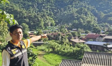 ที่ปรึกษามูลนิธิชัยพัฒนาแนะอพยพด่วนกว่า 50 ครัวเรือนน่านเสี่ยงดินโคลนถล่ม