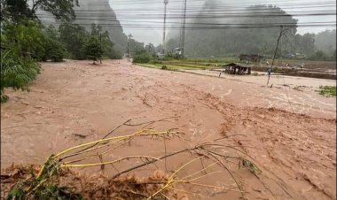 แม่ฮ่องสอนระทม!ฝนถล่ม น้ำป่าไหลหลาก ท่วมฉับพลันหลายพื้นที่