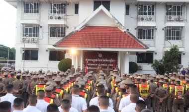 "รองโอ๋" ปล่อยแถวถวายความปลอดภัยกรมสมเด็จพระเทพฯ เสด็จฯ ทรงเปิด “อาคารพีรยพัฒนเวช” พิษณุโลก