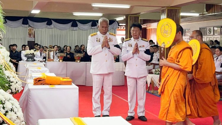 พระราชทานเพลิงศพ 7 พลเรือนศรีสะเกษ เสียชีวิต เหตุชายแดนไทย-กัมพูชา