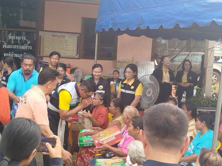 อธิบดี สถ. ลงพื้นที่ติดตามงาน อปท. ช่วยเหลือผู้อพยพชายแดนไทย-กัมพูชา