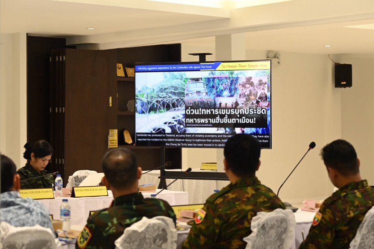 คณะ IOT 8 ชาติลงพื้นที่ชายแดนไทย-กัมพูชา ตรวจสอบข้อเท็จจริงการละเมิดข้อตกลงหยุดยิง