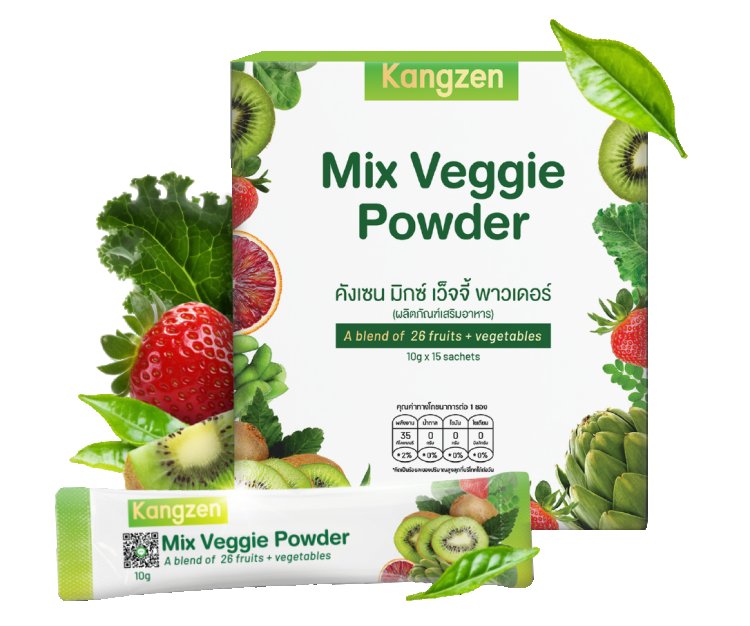 คังเซน-เคนโก เปิดตัว  Kangzen Mix Veggie Powder  เจาะตลาดคนรักสุขภาพ