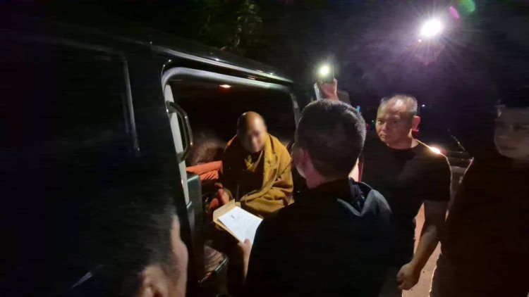 เปิดภาพวินาที!ตำรวจบุกรวบ "หลวงพ่ออลงกต-หมอบี"คุมเค้นสอบที่กองปราบ