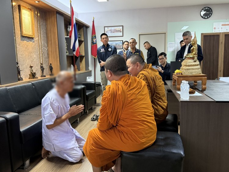 เปิดภาพ "หลวงพ่ออลงกต"ลาสึกขา ใส่ชุดขาว