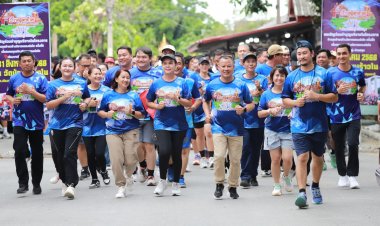 พลังบุญ ชาวสามโคกจัดเดิน-วิ่งการกุศล “โครงการก้าวสุดท้าย”สร้างวิหารหลวงพ่อโตครั้งที่ 2