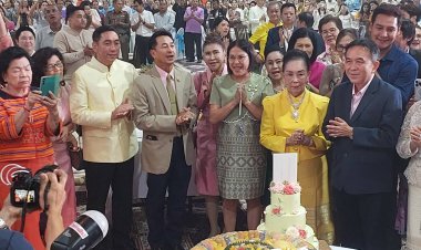 “วราวุธ” พร้อมคณะที่ปรึกษาคณะอนุกมธ.ศาสนา ฯ อวยพรวันเกิด “ดร.ฉวีวรรณ คำพา” นายกสมาคมส่งเสริมมหกรรมวัฒนธรรมฯ