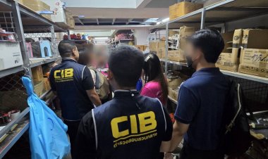 บุกจับร้านค้าส่งย่านเมืองสมุทรสงครามขายสเปรย์น้ำมันปลอมยี่ห้อดังเกลื่อน