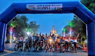 ปั่น “Singburi Journey  Run  Ride  Cycling”ฟังเรื่องเล่าตำนานเมืองสิงห์