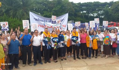 “ประธานไหม” ถือฤกษ์ 08.19  พร้อมทีมบริหาร มาสมัครลงชิง นายกฯอบต.แม่ปะ  ได้เบอร์ 2