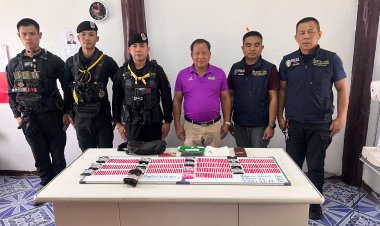 จนท.บูรณาการร่วมจับกุมผู้ต้องหายาเสพติดตรวจยึดยาบ้า  2,578 เม็ด - ฝิ่น 307.5 กรัม